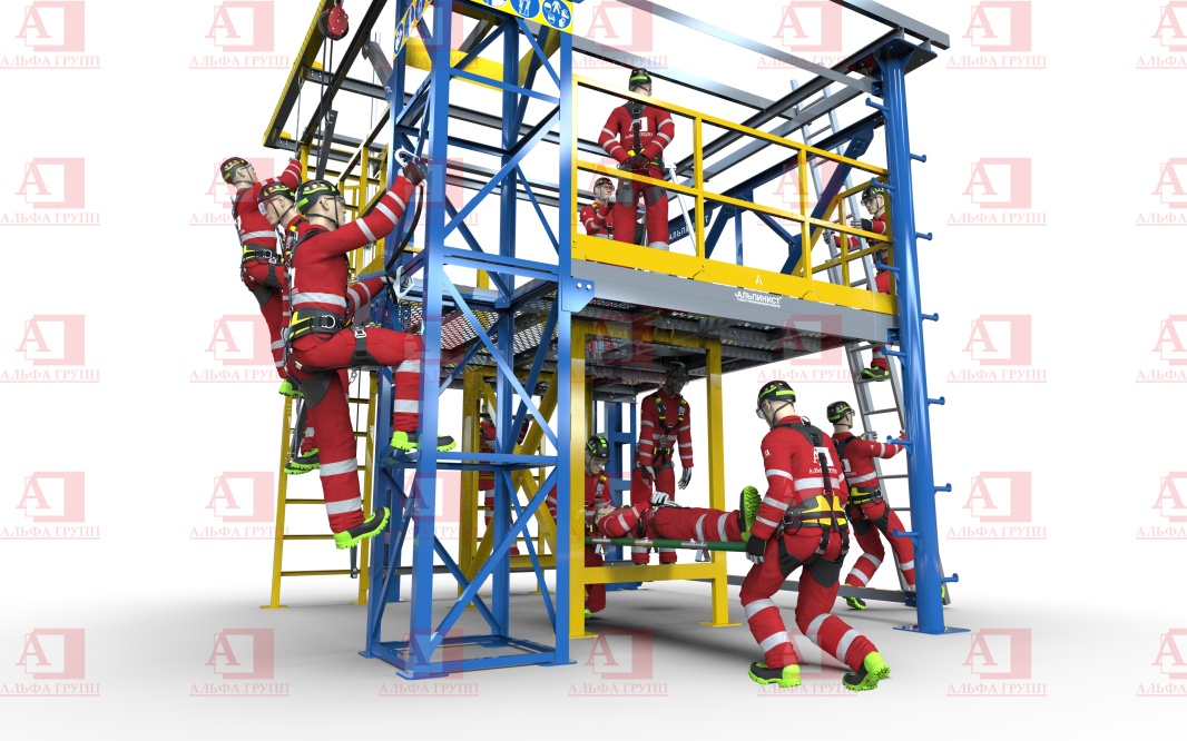 Учебно-тренировочные полигоны (комплексы) / 1 Серия УТП "АЛЬПИНИСТ" (БАЗОВЫЕ) Альпинист-01-03